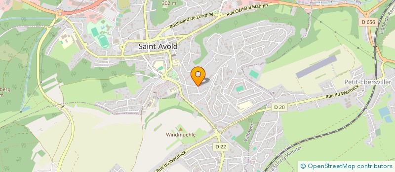 localisation de l'entreprise MADAME CELINE BRUNOT  MOULINS-LES-METZ