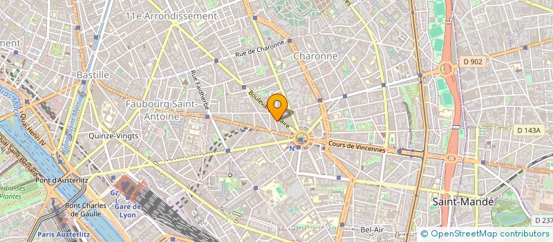 localisation de l'entreprise MADAME CELINE BRUNTZ  PARIS