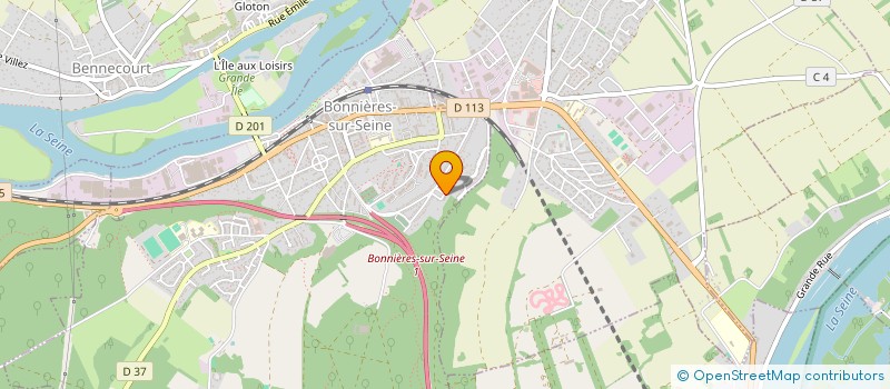 localisation de l'entreprise MADAME CELINE BRUYER à BONNIERES-SUR-SEINE