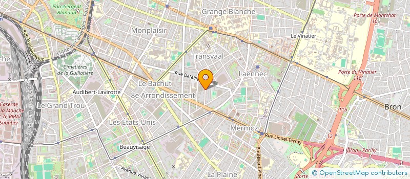 localisation de l'entreprise MADAME CELINE BUHAJ  LYON