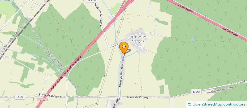 localisation de l'entreprise MADAME CELINE BUISSON  LADOIX-SERRIGNY