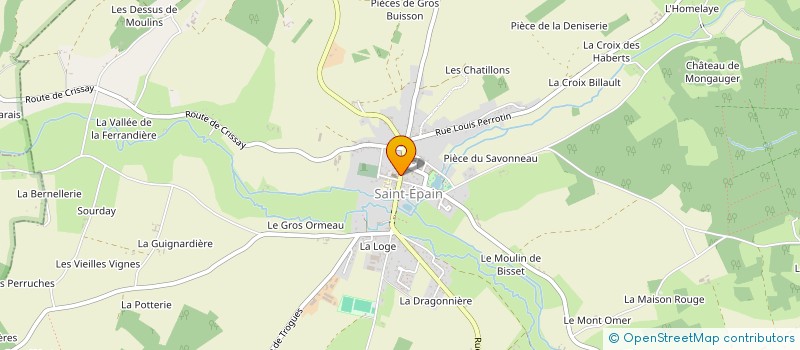localisation de l'entreprise MADAME CELINE BULTEZ à SAINT-EPAIN