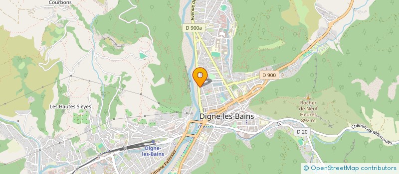 localisation de l'entreprise MADAME CELINE BUNEL à DIGNE-LES-BAINS