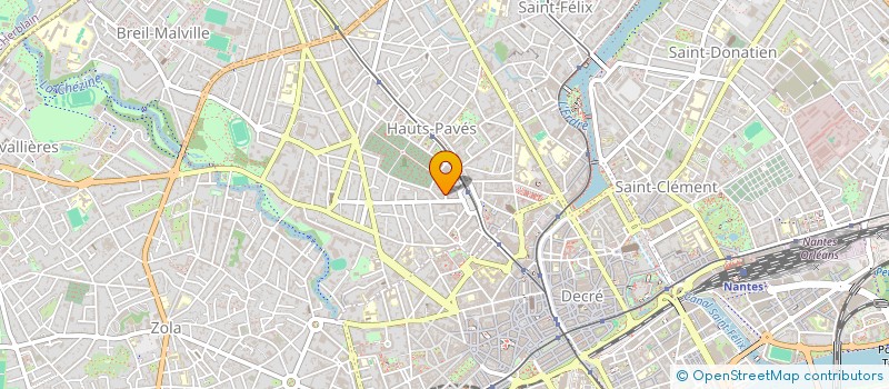 localisation de l'entreprise MADAME CELINE BUREAU  NANTES