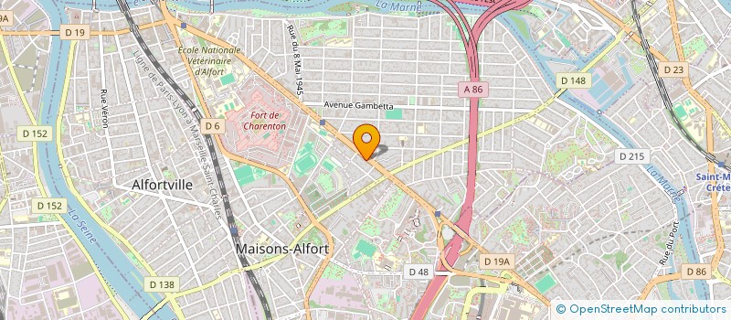 localisation de l'entreprise MADAME CELINE BURLET à MAISONS-ALFORT