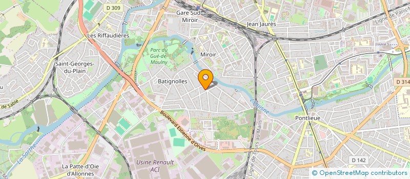 localisation de l'entreprise MADAME CELINE BUROT à LE MANS