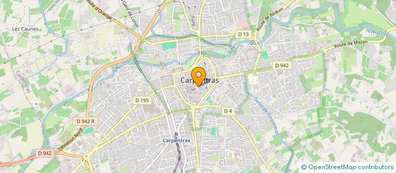 localisation de l'entreprise MADAME CELINE BUSSONNAIS  CARPENTRAS