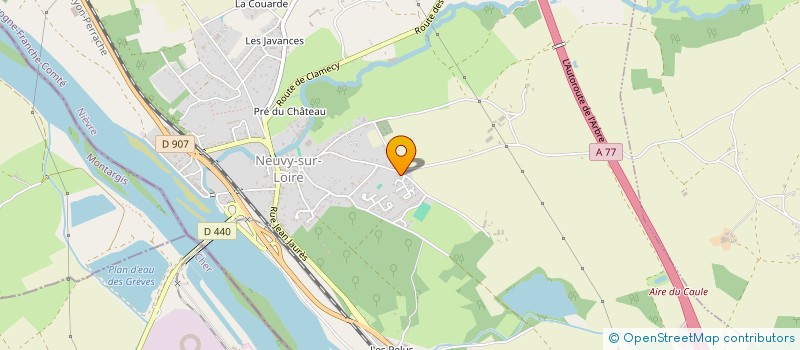 localisation de l'entreprise MADAME CELINE BUTTIN à NEUVY-SUR-LOIRE