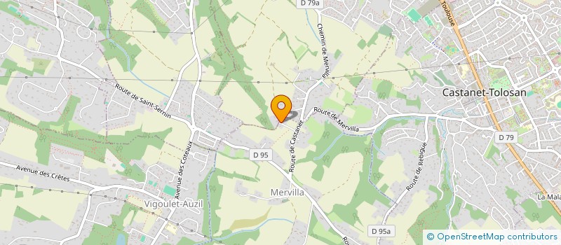 localisation de l'entreprise MADAME CELINE CABANES  MERVILLA