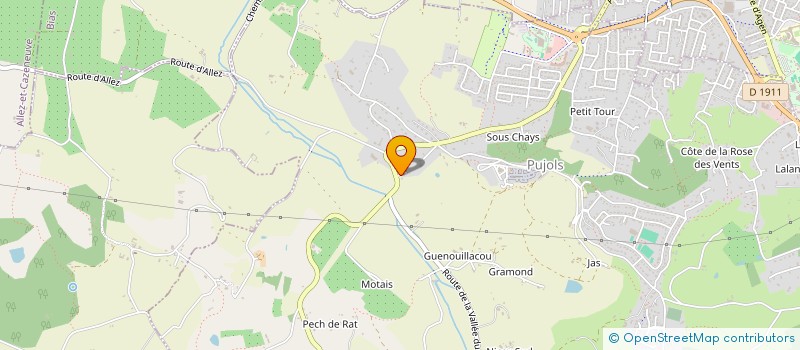 localisation de l'entreprise MADAME CELINE CACERES  PUJOLS