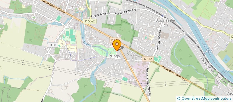 localisation de l'entreprise MADAME CELINE CACHEUX  PRINGY