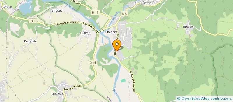 localisation de l'entreprise MADAME CELINE CADENEL  AZERAT