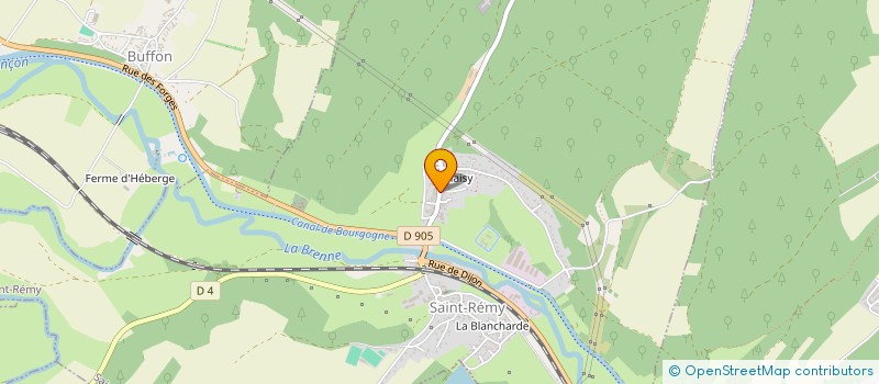 localisation de l'entreprise MADAME CELINE CAILLET  SAINT-REMY