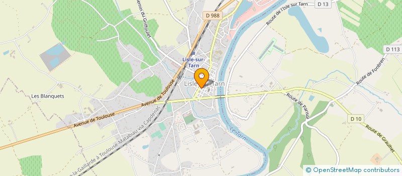localisation de l'entreprise MADAME CELINE CAILLOL à LISLE-SUR-TARN