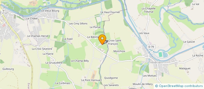 localisation de l'entreprise MADAME CELINE CAILLOT  SAINT-JUVAT