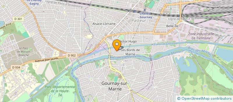 localisation de l'entreprise MADAME CELINE CAILLY  CHELLES