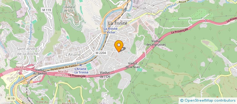 localisation de l'entreprise MADAME CELINE CALABRESE à LA TRINITE