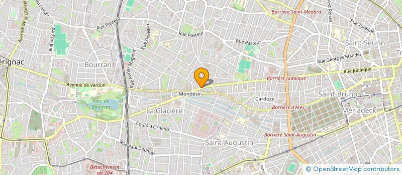 localisation de l'entreprise MADAME CELINE CALAIS  BORDEAUX