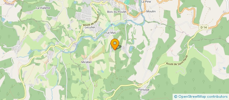 localisation de l'entreprise MADAME CELINE CALAMEL  MEYSSE