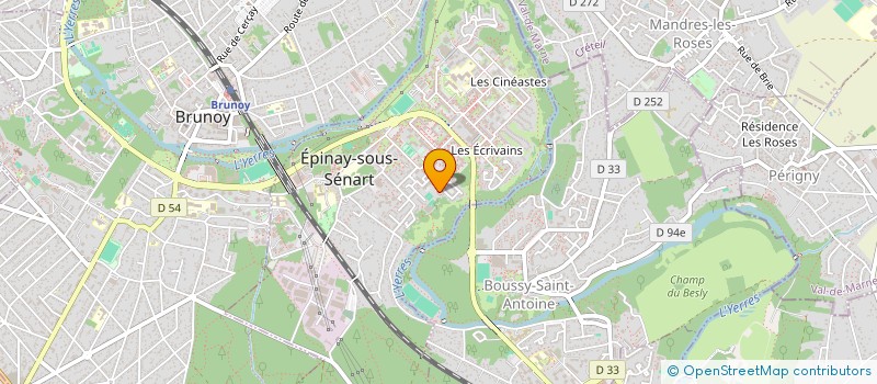 localisation de l'entreprise MADAME CELINE CALMO  EPINAY-SOUS-SENART