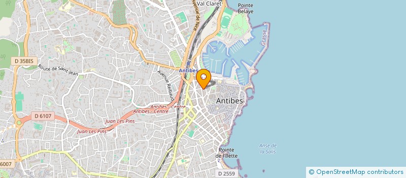 localisation de l'entreprise MADAME CELINE CAMBAS à ANTIBES