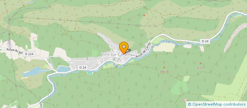 localisation de l'entreprise MADAME CELINE CAMMARERI  VINS-SUR-CARAMY