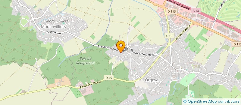 localisation de l'entreprise MADAME CELINE CAMMAROTO à ORGEVAL