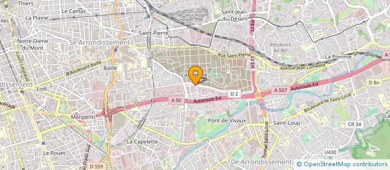 localisation de l'entreprise MADAME CELINE CAMPAGNOLA à MARSEILLE