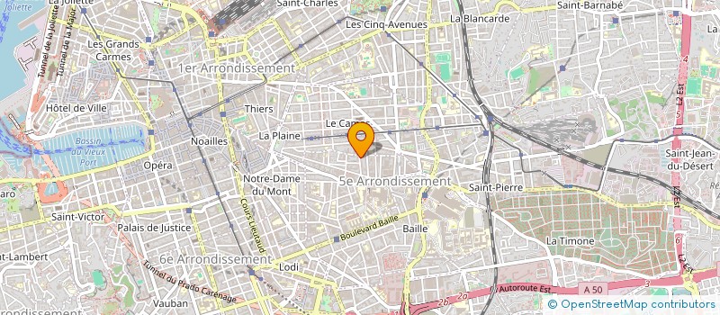 localisation de l'entreprise MADAME CELINE CAMPARD  MARSEILLE