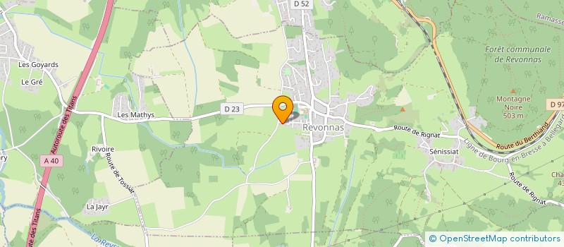 localisation de l'entreprise MADAME CELINE CANARD  REVONNAS