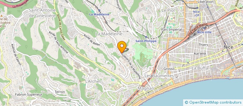 localisation de l'entreprise MADAME CELINE CANICIO à NICE
