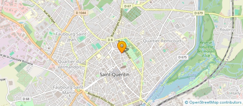 localisation de l'entreprise MADAME CELINE CANO-PARDO à SAINT-QUENTIN