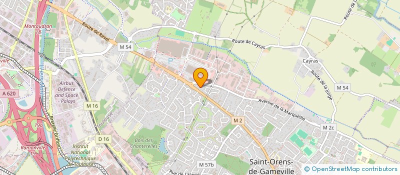 localisation de l'entreprise MADAME CELINE CAOUDAL à SAINT-ORENS-DE-GAMEVILLE