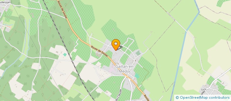 localisation de l'entreprise MADAME CELINE CAPITANI  GAILLAN-EN-MEDOC