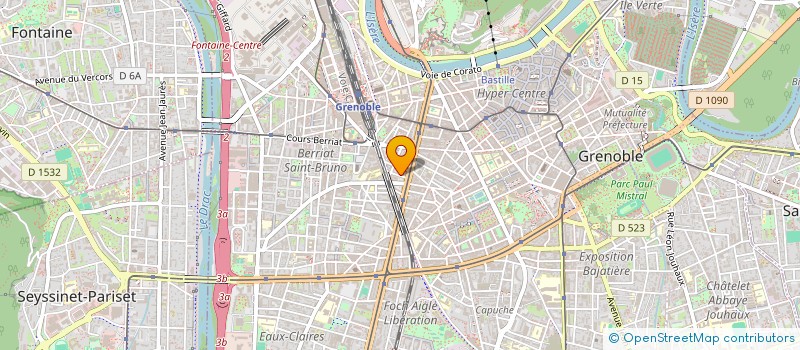 localisation de l'entreprise MADAME CELINE CARDEILHAC à GRENOBLE