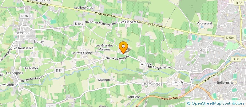 localisation de l'entreprise MADAME CELINE CARDON  GLEIZE