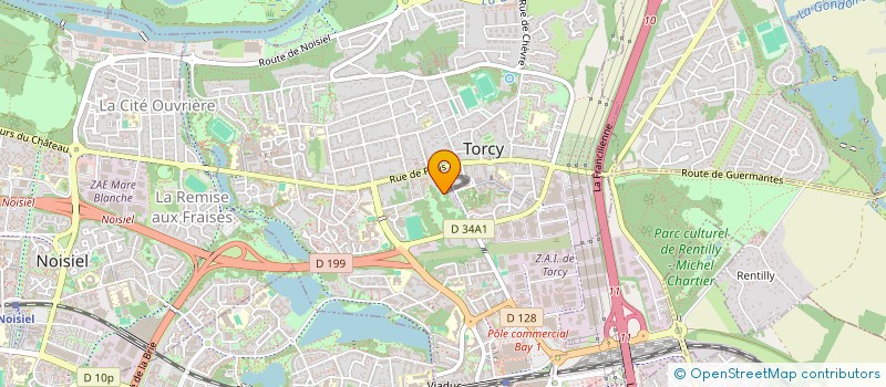 localisation de l'entreprise MADAME CELINE CARDONE  TORCY