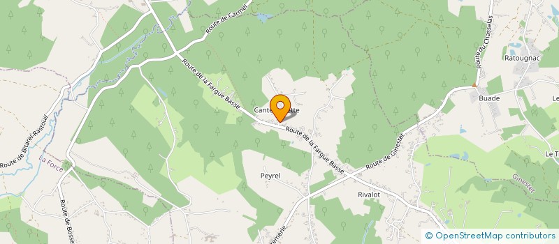 localisation de l'entreprise MADAME CELINE CARDOSO  PRIGONRIEUX