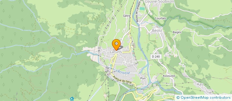 localisation de l'entreprise MADAME CELINE CARDOSO SEQUEIRA  LARUNS