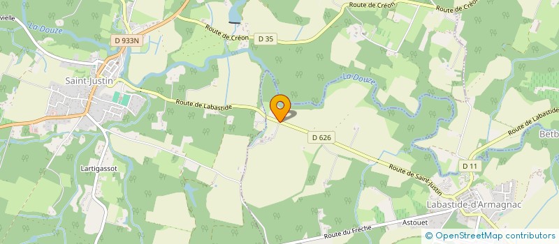 localisation de l'entreprise MADAME CELINE CARDOT  CREON-D ARMAGNAC