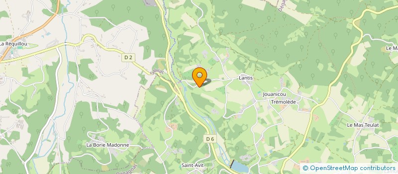 localisation de l'entreprise MADAME CELINE CARLES  DEGAGNAC