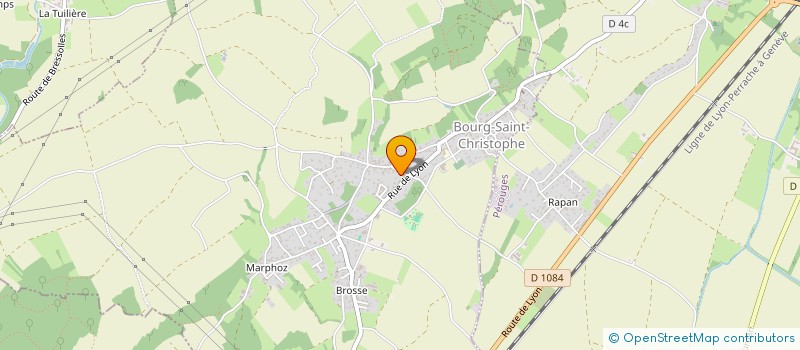 localisation de l'entreprise MADAME CELINE CARNELL  BOURG-SAINT-CHRISTOPHE