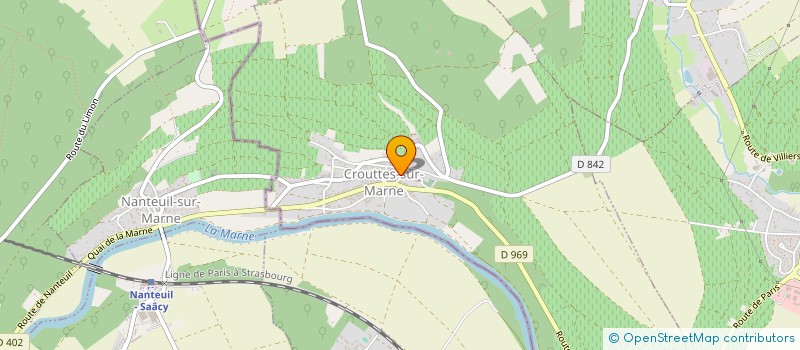localisation de l'entreprise MADAME CELINE CAROUGE à CROUTTES-SUR-MARNE