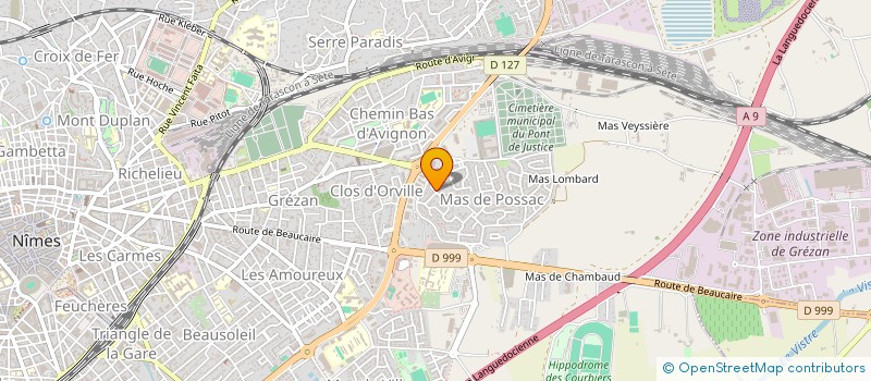 localisation de l'entreprise MADAME CELINE CARRION  NIMES