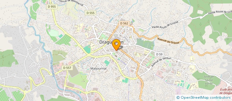 localisation de l'entreprise MADAME CELINE CASETTA à DRAGUIGNAN