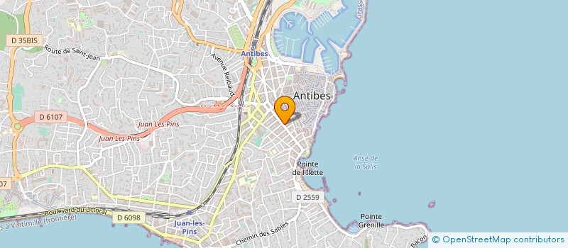 localisation de l'entreprise MADAME CELINE CASSAR à ANTIBES
