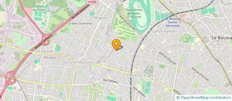 localisation de l'entreprise MADAME CELINE CASSE  BORDEAUX