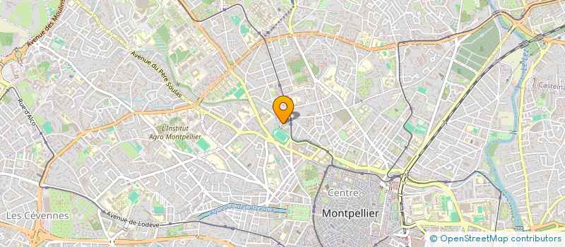 localisation de l'entreprise MADAME CELINE CASSUT à MONTPELLIER