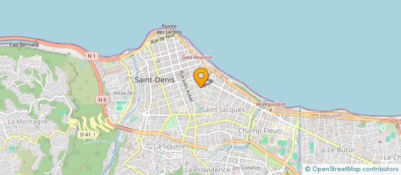 localisation de l'entreprise MADAME CELINE CASTERAN à SAINT-DENIS