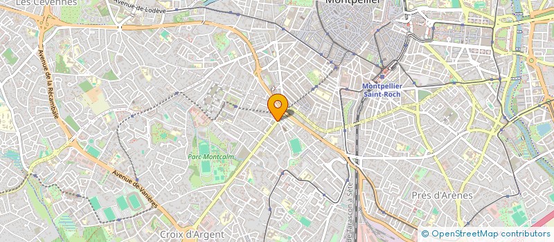 localisation de l'entreprise MADAME CELINE CASTRONOVO  MONTPELLIER